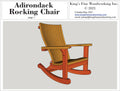 Classic Rocking Chair, Adirondack Style 3-D Plans