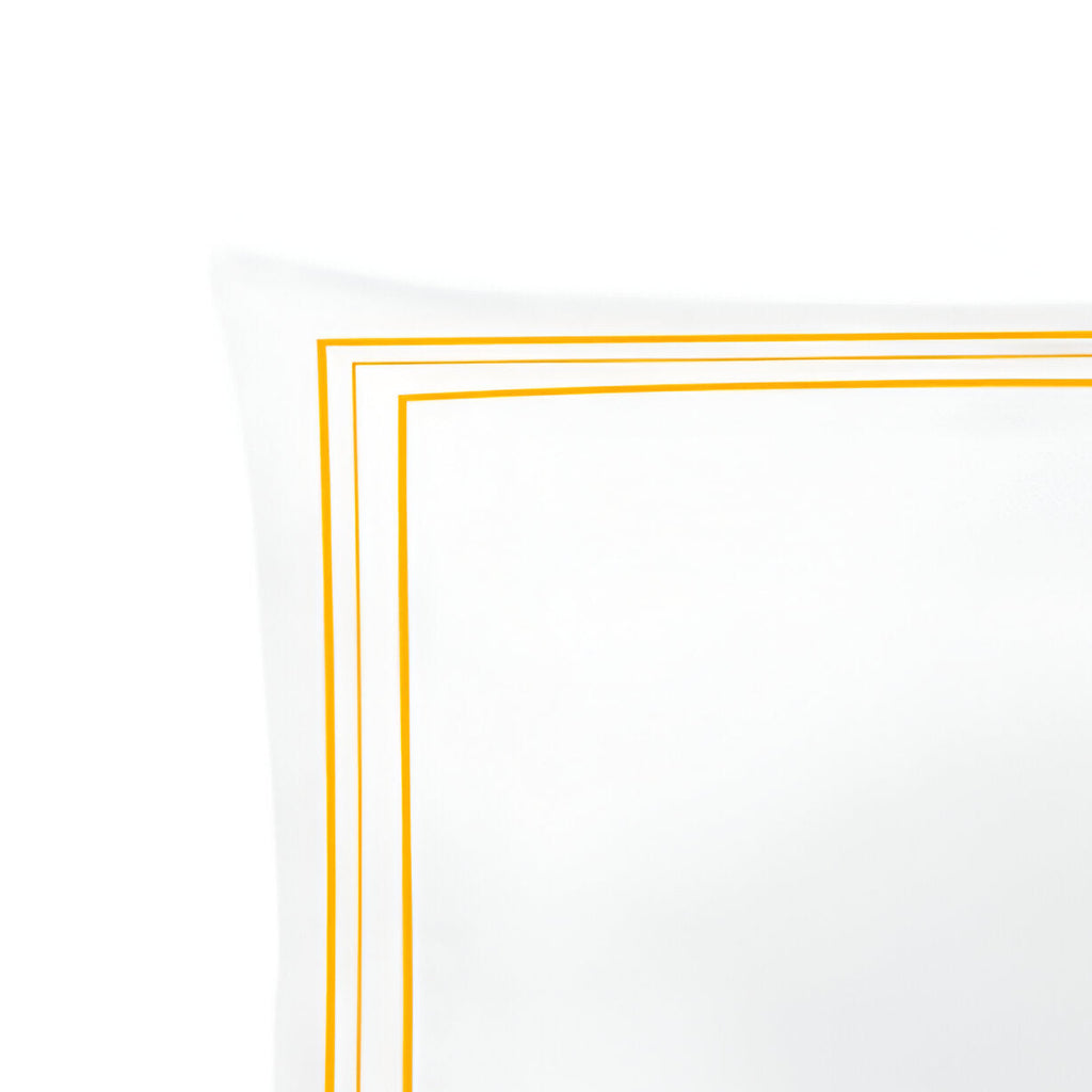 400TC Cotton Classic Embroidery Sateen Solid Duvet Cover Set